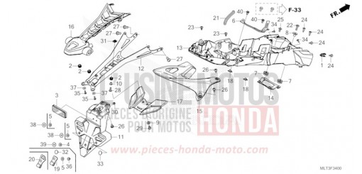 GARDE-BOUE ARRIERE CB1000GTT de 2026